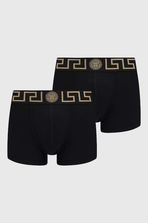 Боксеры Versace 2 шт мужские цвет чёрный AU10181 1A10011