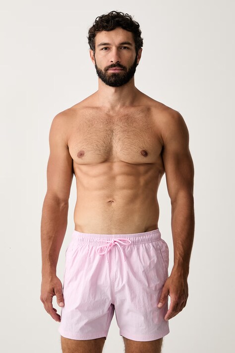 BOSS pantaloni scurți de baie pentru bărbați Octopus roz 50514502