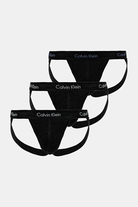Εσώρουχο jockstrap Calvin Klein Underwear 3-pack χρώμα: μαύρο, 000NB3363A
