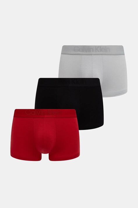Calvin Klein Underwear bokserki 3-pack męskie kolor czerwony 000NB3651A