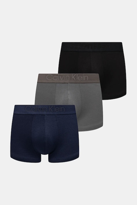 Boxerky Calvin Klein Underwear 3-pack pánské, černá barva, 000NB3651A