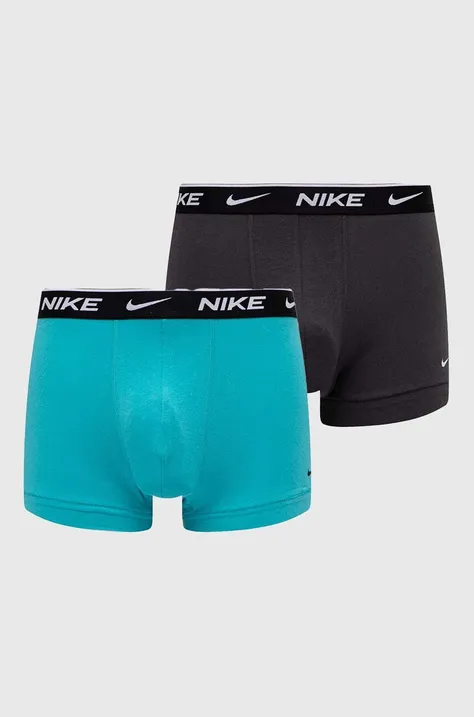 Nike bokserki 2-pack męskie kolor niebieski 0000KE1085