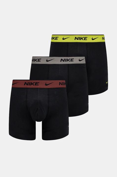 Boksarice Nike 3-pack moške, črna barva, 0000KE1007