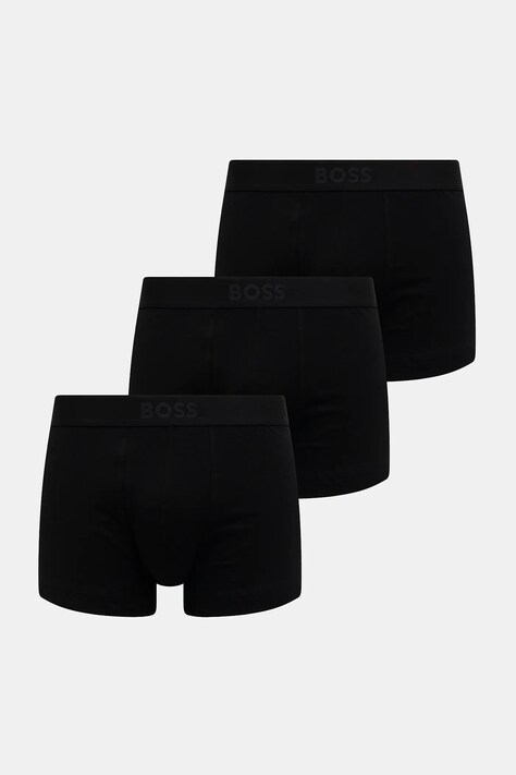 BOSS bokserki 3-pack męskie kolor czarny 50544263