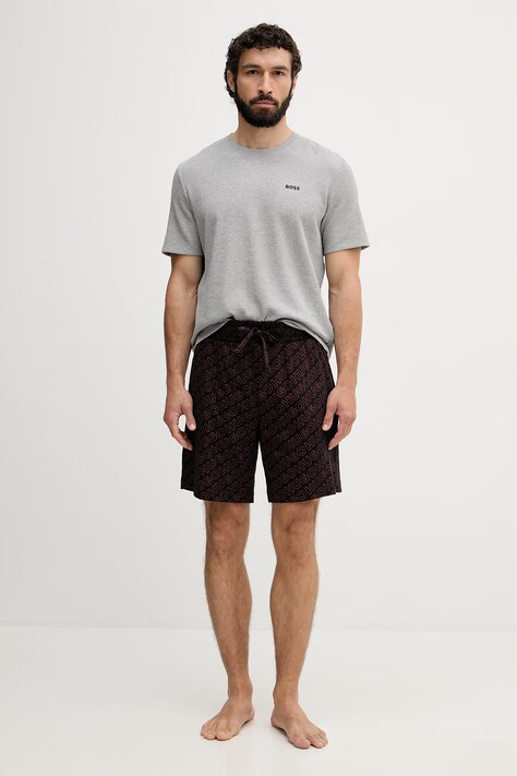 BOSS футболка lounge чоловіча Waffle T-Shirt — AA00-BIM0Z2, сірий — фото 2