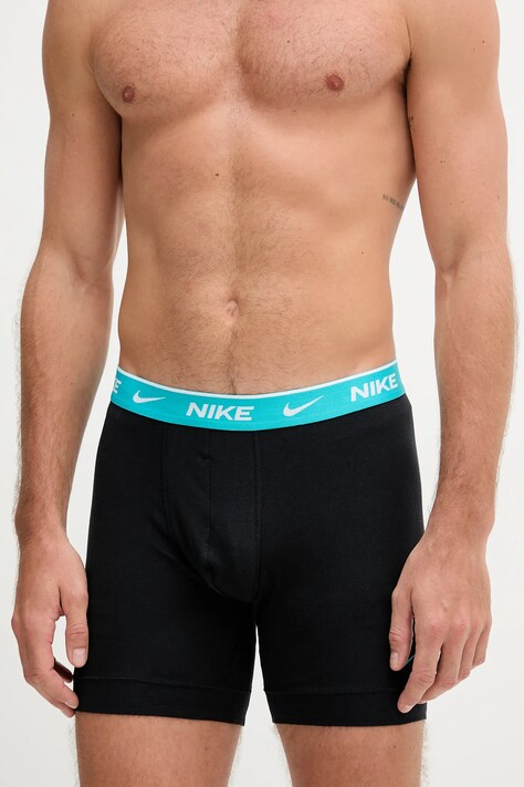 Nike boxeri 3-pack bărbați, culoarea negru, 0000KE1007