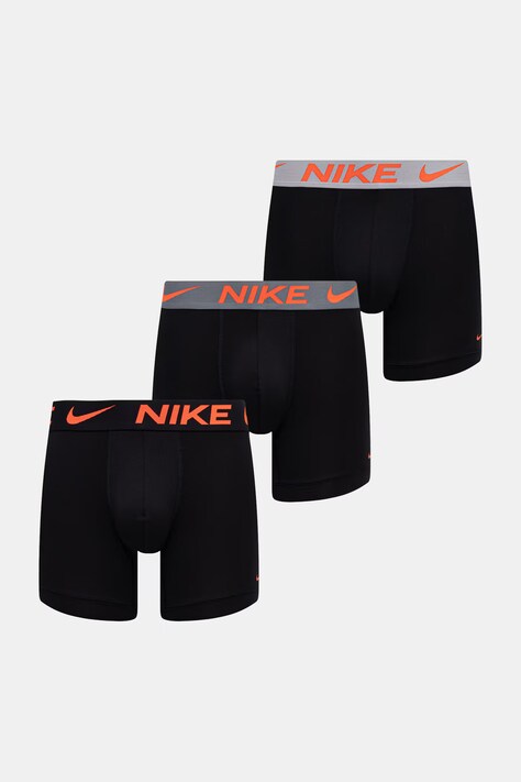 Nike εφαρμοστά μποξεράκια ανδρικά 3-pack μαύρα 0000KE1157