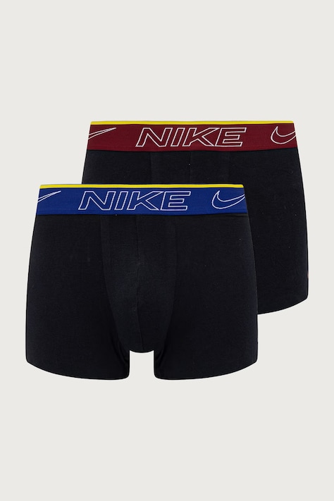 Nike прилепнали боксерки мъжки с памук 2 броя черни 0000KE1268