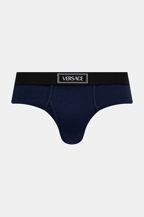 Slipy Versace pánske, tmavomodrá farba, 1015226 1A09410