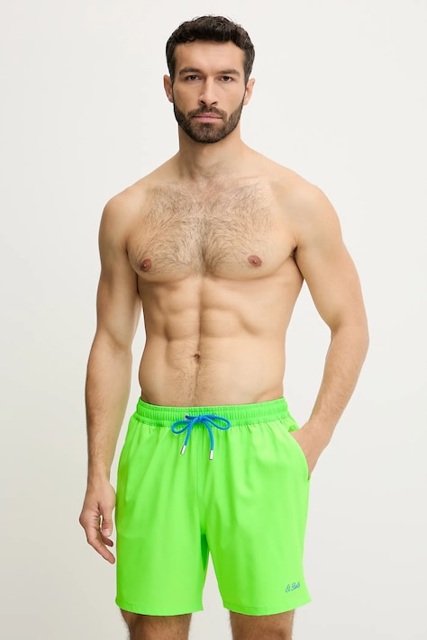 MC2 Saint Barth pantaloni scurți de baie culoarea verde, COM0007