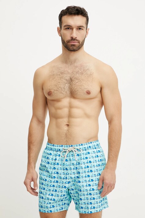 MC2 Saint Barth pantaloni scurti de baie culoarea turcoaz, LIG0003 03168F
