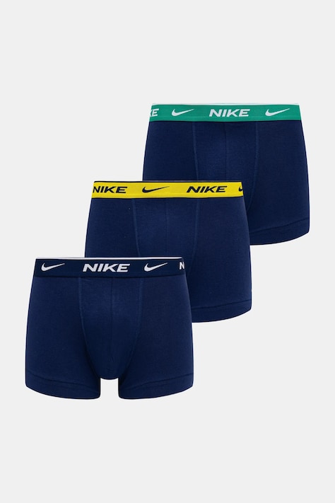 Boxerky Nike 3-pack tmavomodrá barva, 0000KE1008