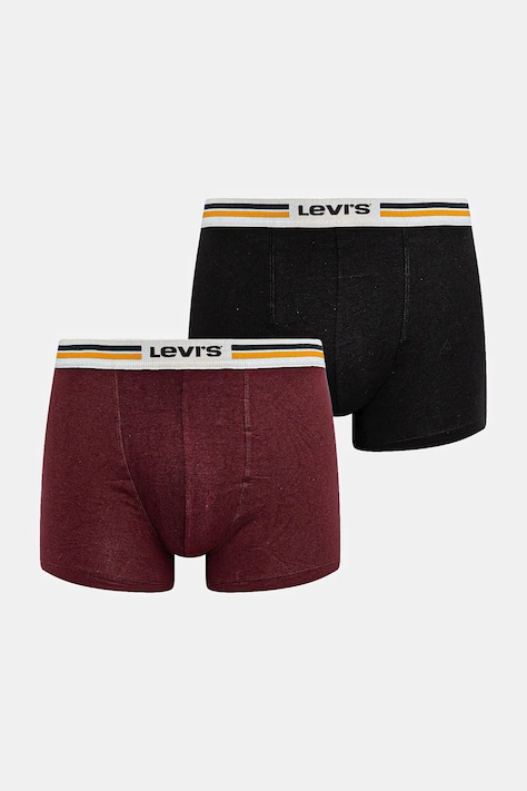 Μποξεράκια Levi's 2-pack χρώμα: κόκκινο, 37149-1222