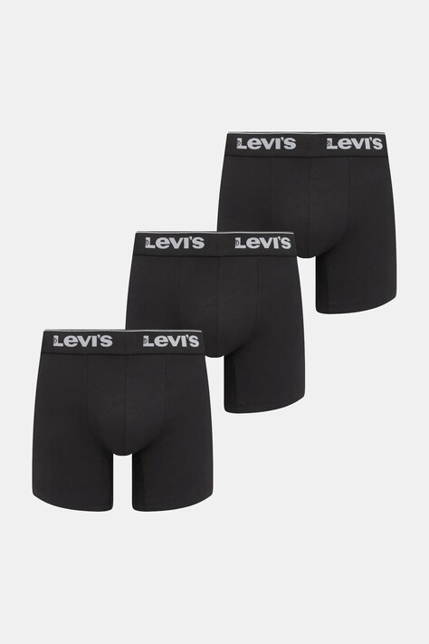 Levi's bokserki 3-pack kolor czarny 37149-1199