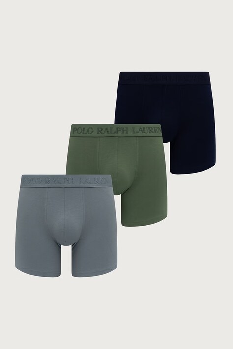 Polo Ralph Lauren Boxer briefs cotton with elastane Men's 3-pack green 714966105