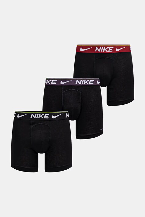 Nike bokserki dopasowane męskie 3-pack czarne 0000KE1257
