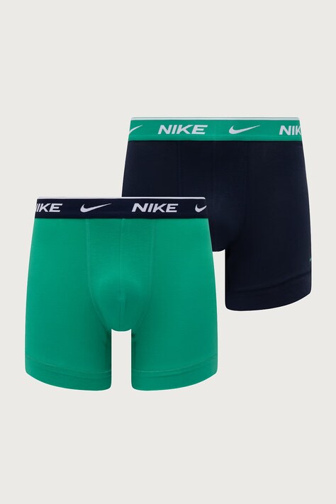 Nike Μποξεράκι ανδρικό βαμβάκι με ελαστάν 2-pack τιρκουάζ NQ00KE1288