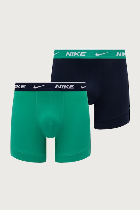 Nike Μποξεράκι ανδρικό βαμβάκι με ελαστάν 2-pack τιρκουάζ NQ00KE1288