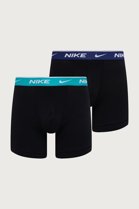 Nike Облегающие боксеры для мужчин 2 шт. чёрные NQ00KE1289