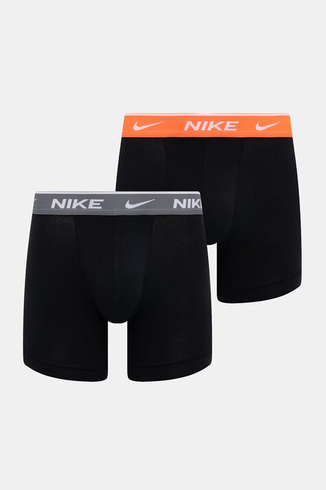 Nike bokserki dopasowane męskie 2-pack czarne NQ00KE1289