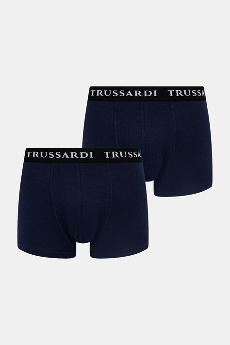 Trussardi bokserki 2-pack kolor granatowy TRU2UTR02