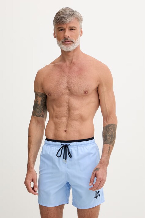 Vilebrequin szorty kąpielowe męskie MOKA niebieskie MOKU3A01