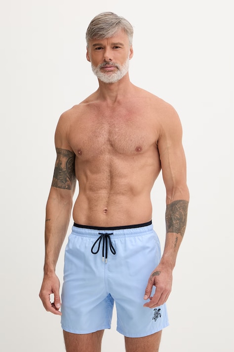 Vilebrequin szorty kąpielowe męskie MOKA niebieskie MOKU3A01