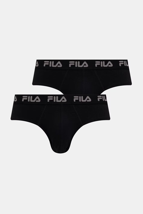 Fila slipy męskie z bawełną 2-pack czarne FU5003/2