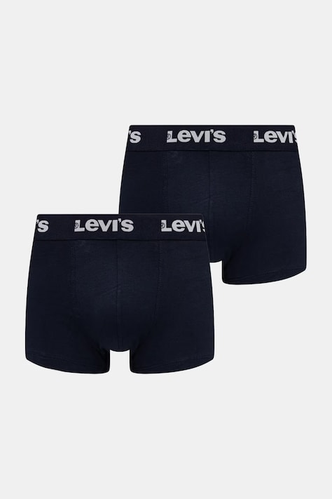 Levi's bokserki męskie bawełniane z elastanem 2-pack granatowe 37149-1209