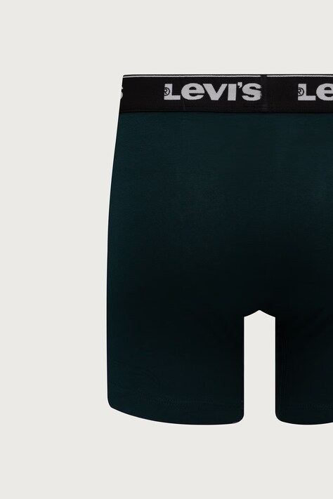 Levi's облягаючі боксери чоловічі бавовняні з еластаном 3 шт. — фото 5