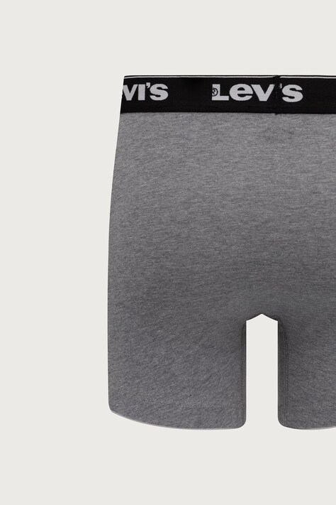 Levi's облягаючі боксери чоловічі бавовняні з еластаном 3 шт. — фото 6