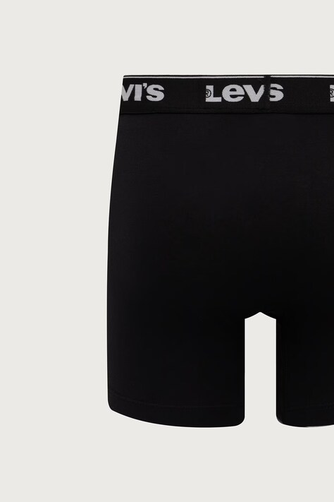 Levi's облягаючі боксери чоловічі бавовняні з еластаном 3 шт. — фото 7