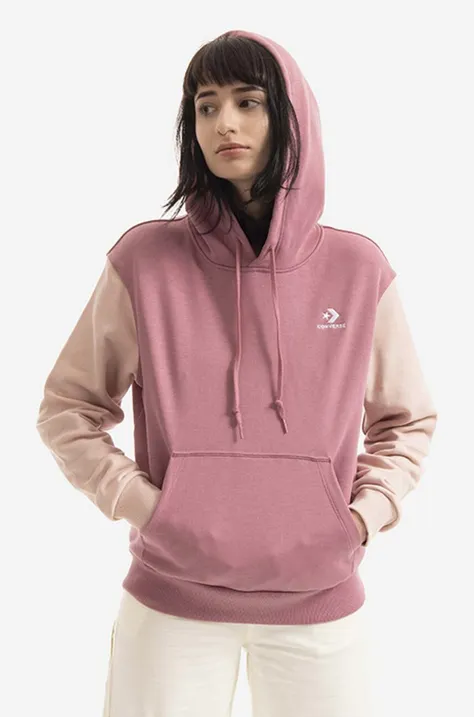 Converse sweatshirt women's pink color