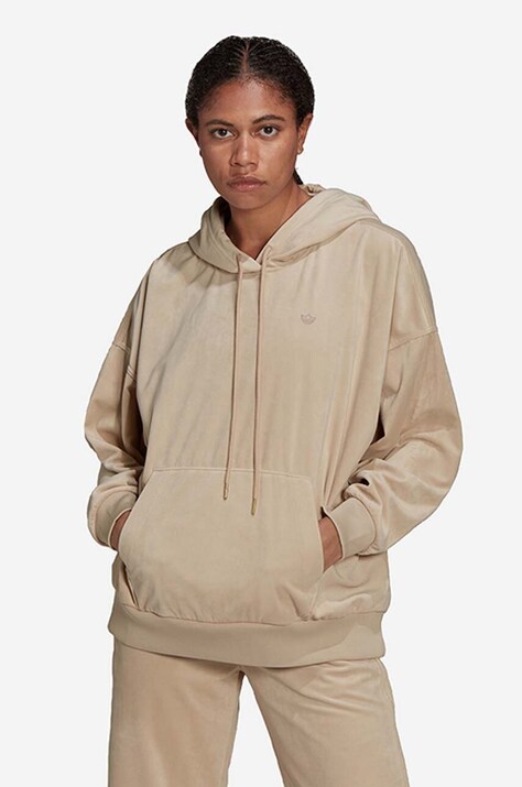 adidas Originals sweatshirt women's beige color