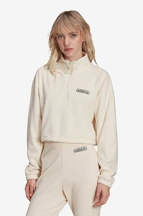 adidas Originals sweatshirt women's beige color