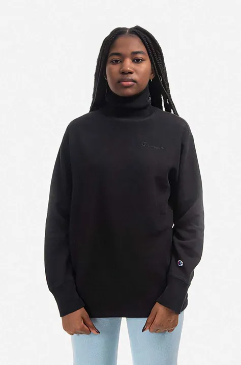 Champion sweatshirt women's black color