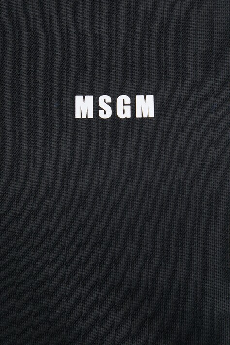 Бавовняна кофта MSGM — AA00-BLD0E4, чорний — фото 5