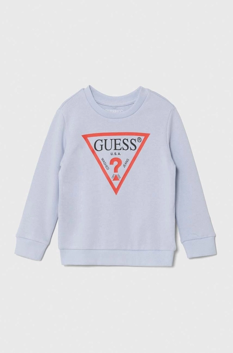 Dječja pamučna dukserica Guess s tiskom