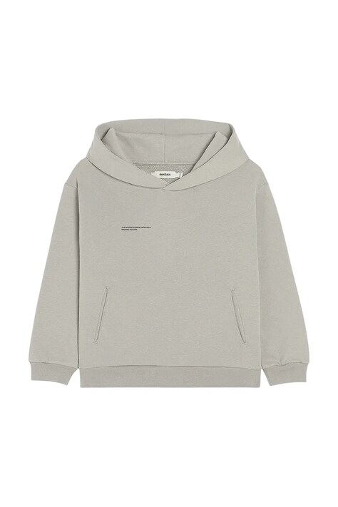 Кофта Pangaia KIDS' 365 MIDWEIGHT HOODIE цвет бежевый с капюшоном 10000428