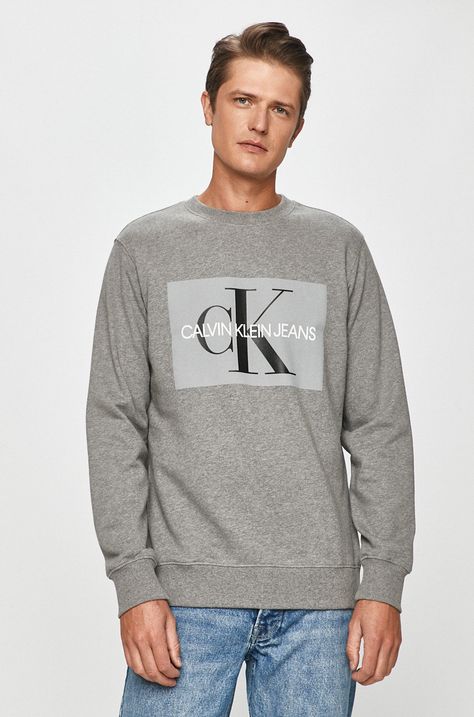 Calvin Klein Jeans - Hanorac de bumbac