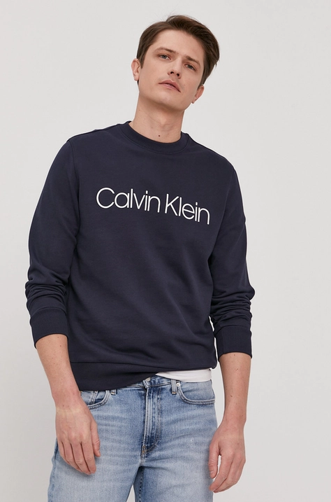 Μπλούζα Calvin Klein ανδρική, χρώμα: ναυτικό μπλε