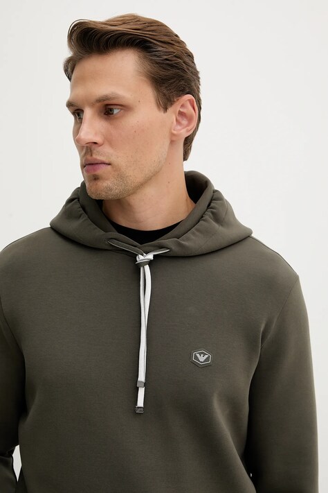 Emporio Armani кофта — AA00-BLM04F, зелений — фото 4