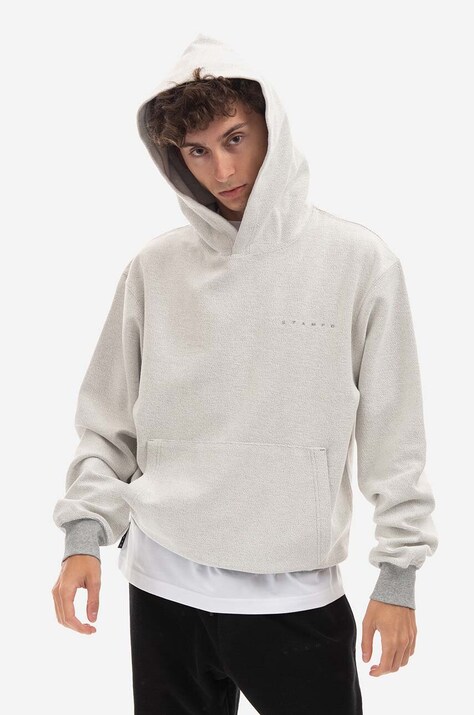 STAMPD cotton sweatshirt men's gray color