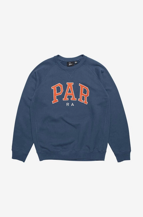 by Parra cotton sweatshirt men's blue color