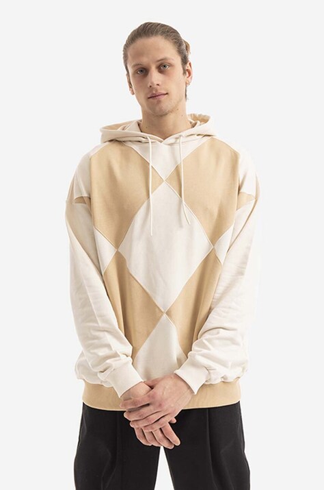Drôle de Monsieur cotton sweatshirt men's beige color