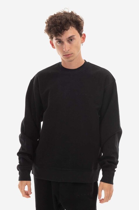 STAMPD cotton sweatshirt men's black color