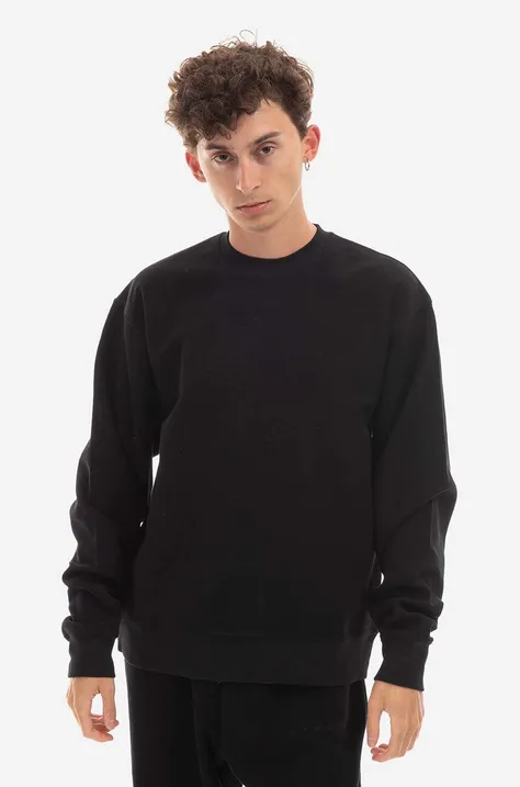 STAMPD cotton sweatshirt men's black color