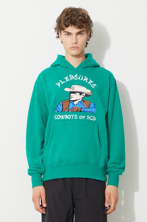 PLEASURES felpa Rhythm Hoodie uomo