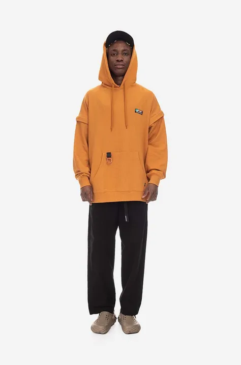 Manastash sweatshirt men's orange color