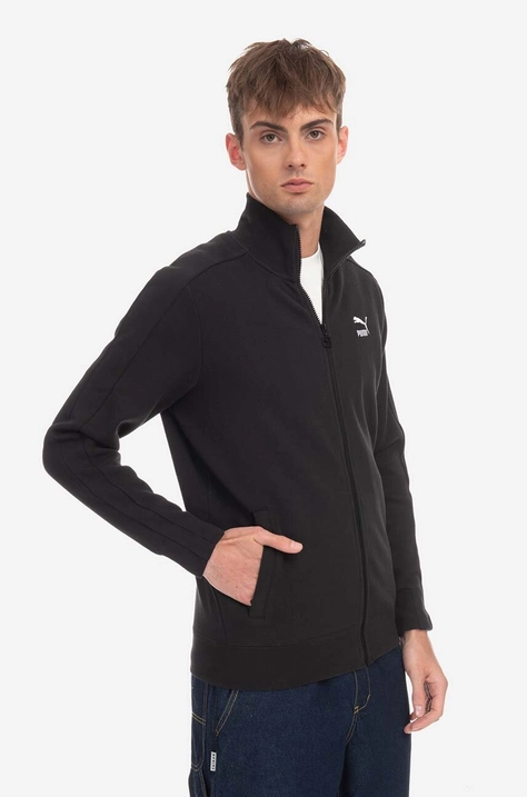 Puma sweatshirt men's black color